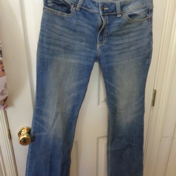 Wrangler Boot Cut Denim Blue Jeans Women's 11x30 - Picture 4 of 5